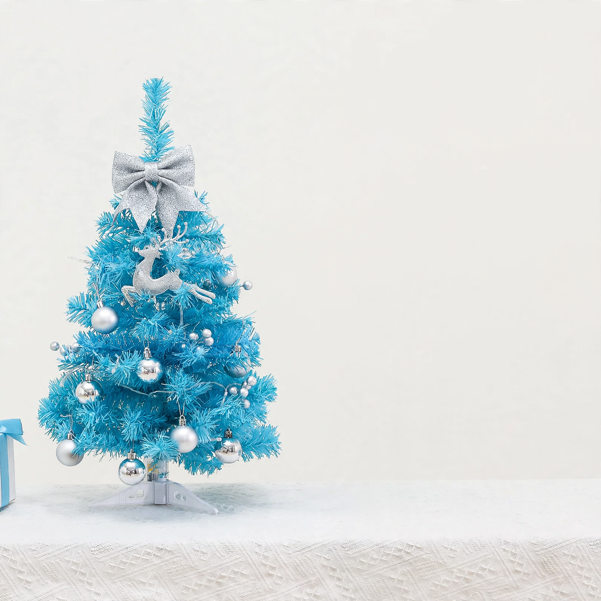 Mini-Weihnachtsbaum, 45/60 cm, optional mit Beleuchtung