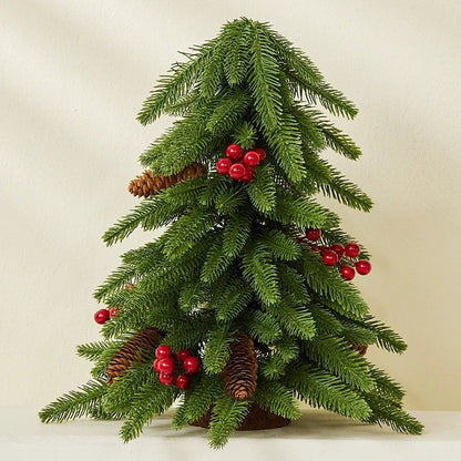 Miniatur-Weihnachtsbaum mit Kunstschnee, 40 cm