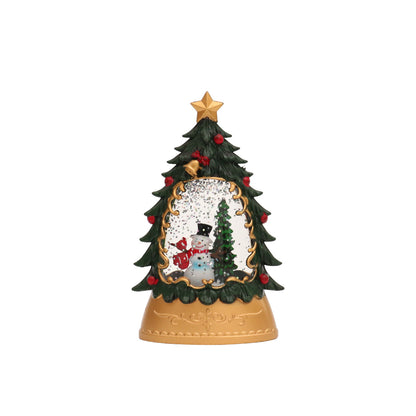 Dekorative LED-Wasserlaterne mit Weihnachtsmotiv