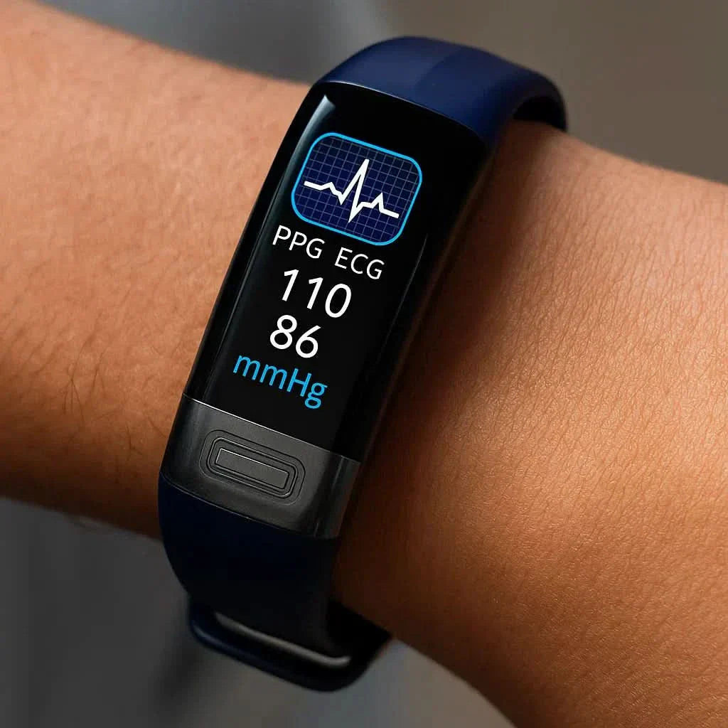 Smartwatch mit EKG- und Blutdruckmessgerät