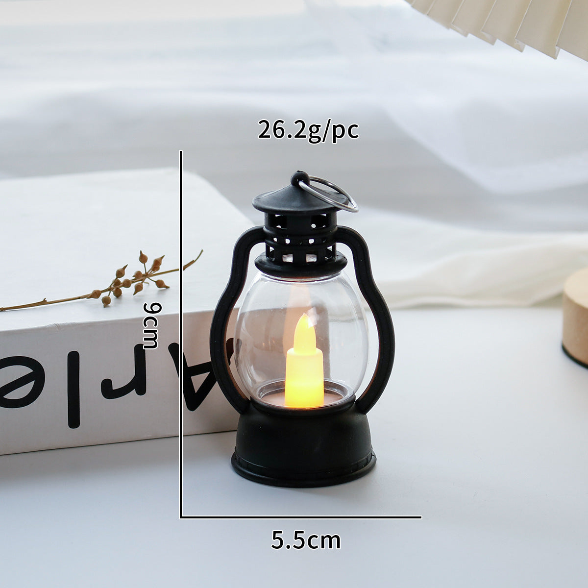 Dekorative LED-Laterne im Vintage-Stil
