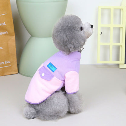 Fleece-Weste für Hunde mit nordischem Muster