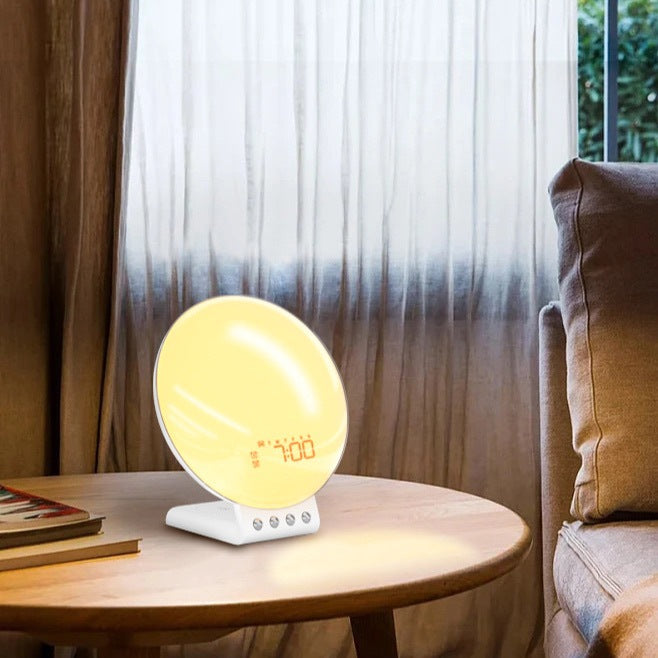 3-in-1 Wecker mit Sonnenaufgangssimulation und kabellosem Laden