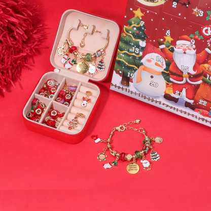 DIY Adventskalender mit Armbändern für Kinder