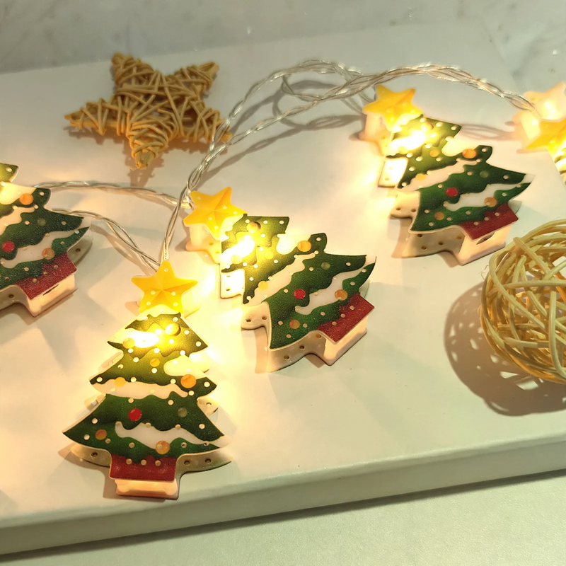LED-Weihnachts-Lichterkette mit verschiedenen Motiven
