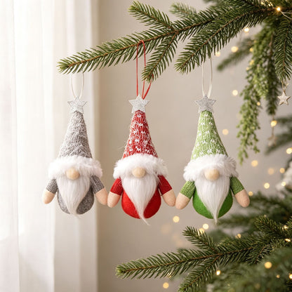 Weihnachts-Wichtel Anhänger, Stoff