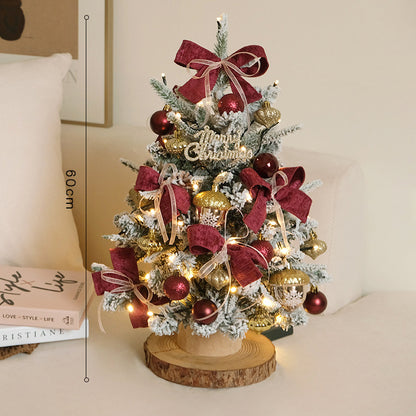 Kompakter PE-Weihnachtsbaum mit Beleuchtung, 45-90 cm