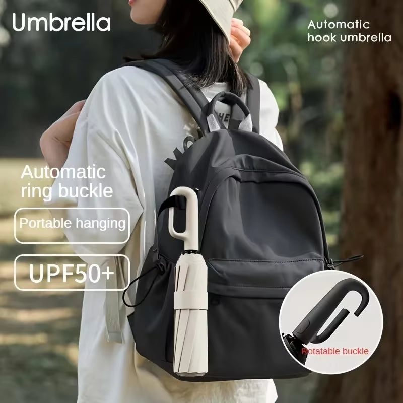 Brehn | Dual-Purpose UV-Blocker Einfach Öffnender Regenschirm