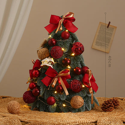Mini-Weihnachtsbaum-Set, dekorative Tischdekoration