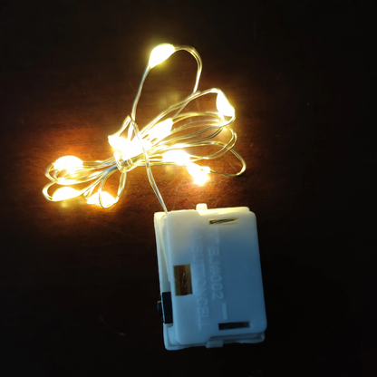 LED-Kupferdraht-Lichterkette, 3 m, 30 LEDs