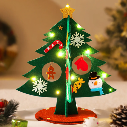 DIY-Weihnachtsbaum aus Stoff zum Basteln