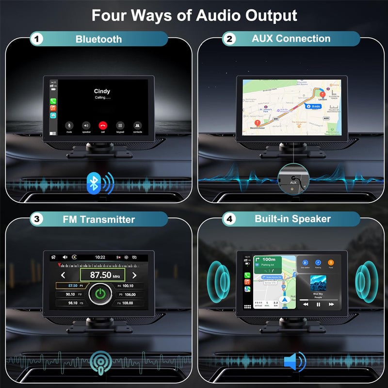 Brehn | Wireless CarPlay-Display-Bildschirm