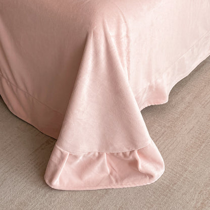 Premium Milchfaser-Fleece Bettwäsche-Set, extra dick