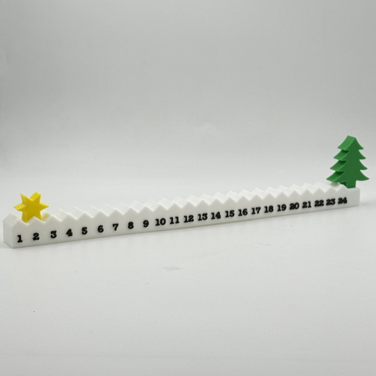Weihnachts-Adventskalender aus PLA, Tischdekoration