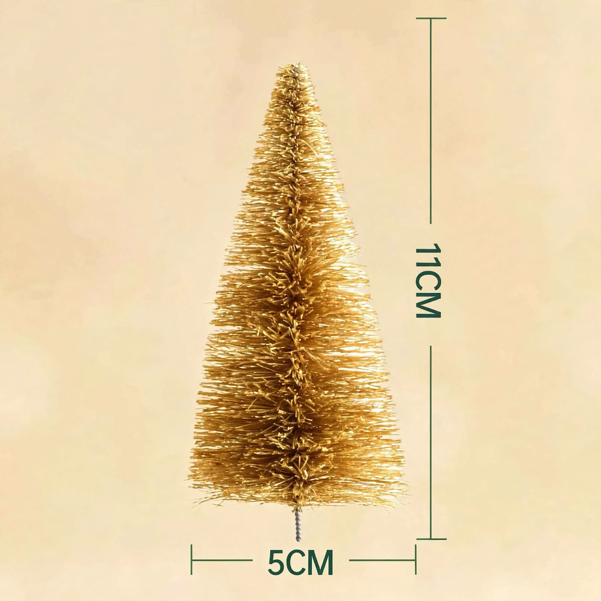 Miniatur-Weihnachtsbaum und Kranz-Dekoration