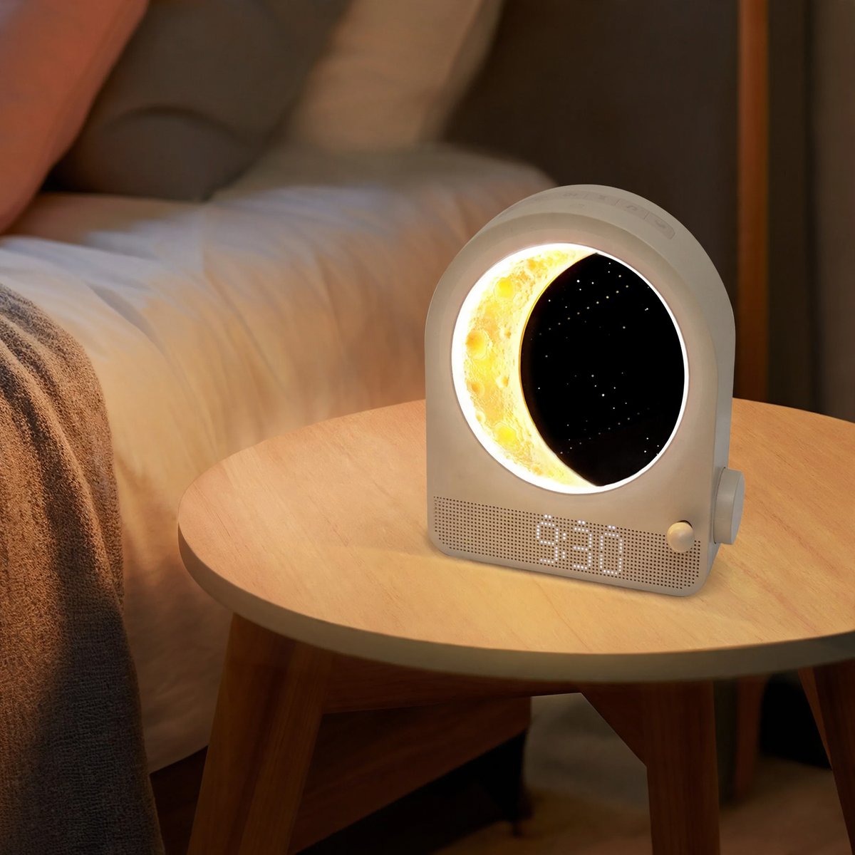 LED-Nachtlicht mit Weckfunktion und Stimmungslicht