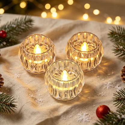 LED-Kristall-Kerzenlicht, verschiedene Formen