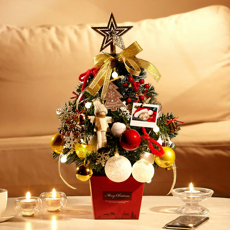 Mini-Weihnachtsbaum, 50 cm, inklusive Beleuchtung