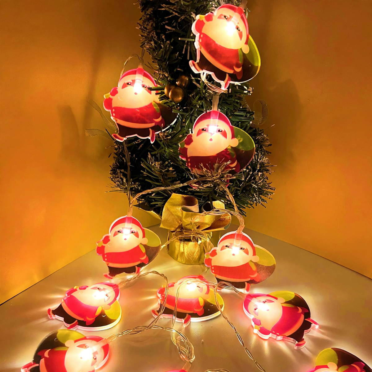 LED-Weihnachts-Lichterkette mit Fernbedienung