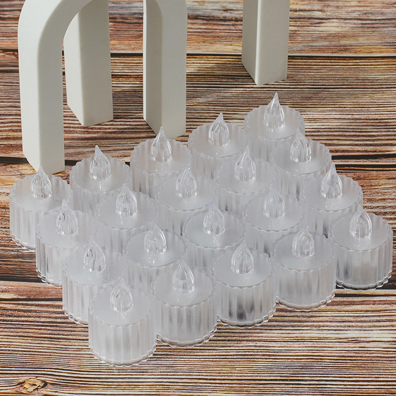 LED-Teelichter, transparent