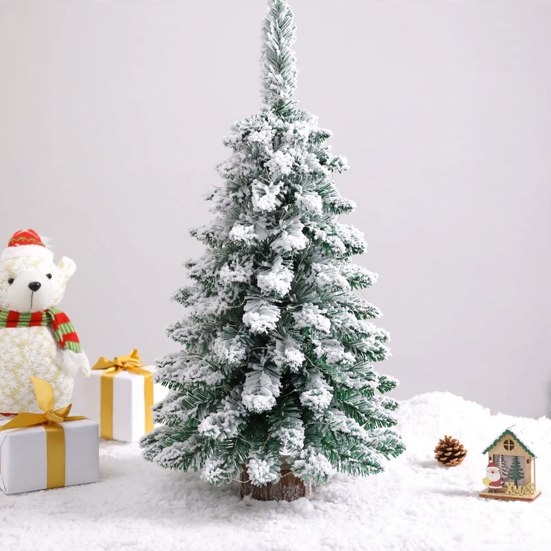 Mini-Weihnachtsbaum mit beflockten Zweigen, 45-75 cm