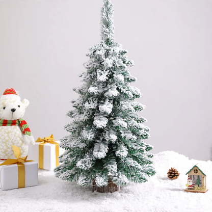 Mini-Weihnachtsbaum mit beflockten Zweigen, 45-75 cm