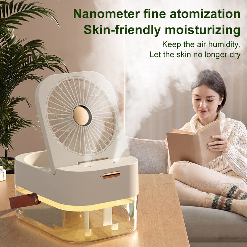Tragbarer Sprühventilator mit Nachtlicht | Brehn