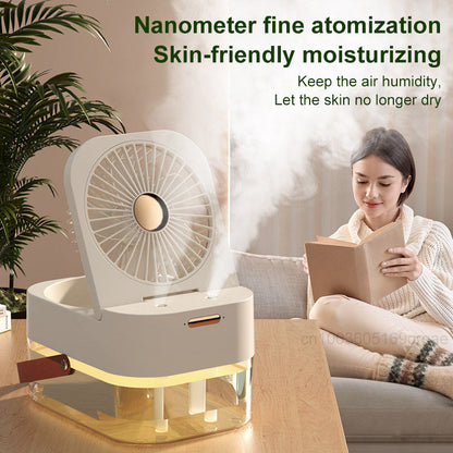 Portabler Spray-Ventilator mit Nachtlicht | Brehn
