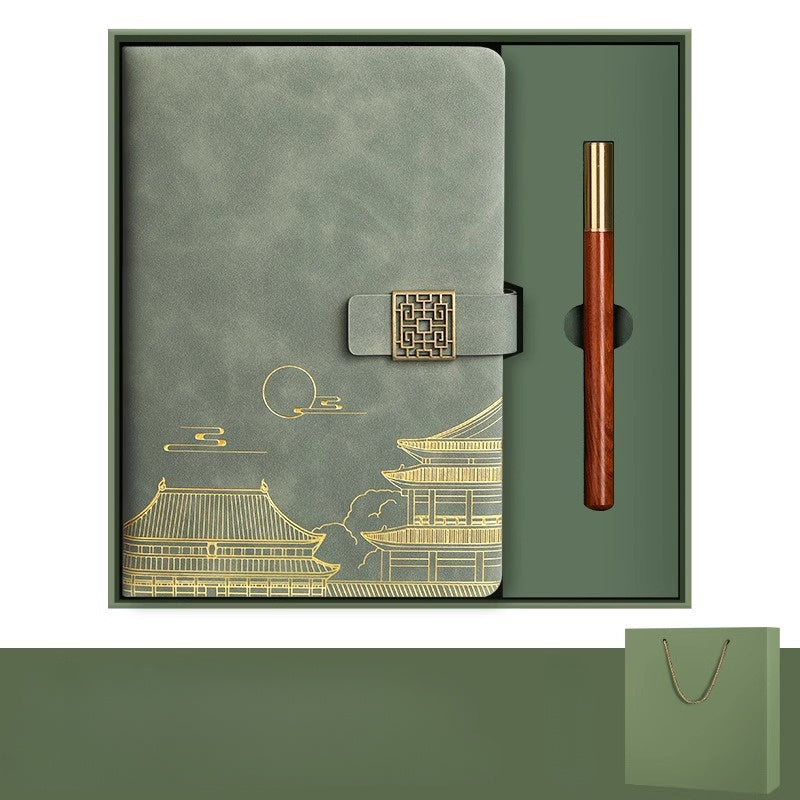 Imperia Luxe Geschenkeset – Notizbuch, Thermosflasche und Stift in Geschenkbox | Brehn