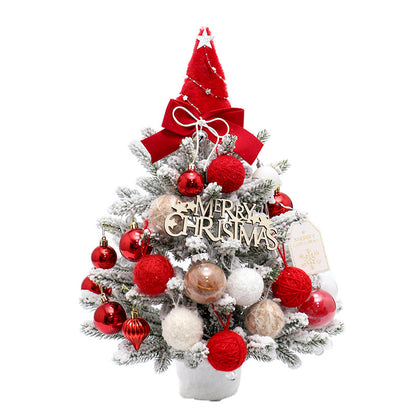 Mini-Weihnachtsbaum mit Schnee-Effekt