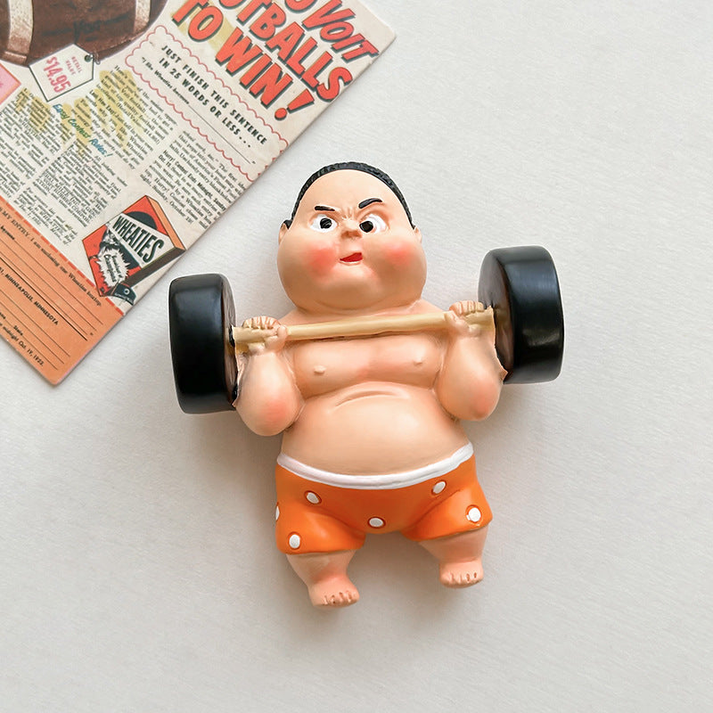 3D-Kunstharz-Magnete, Cartoon-Sportmotive