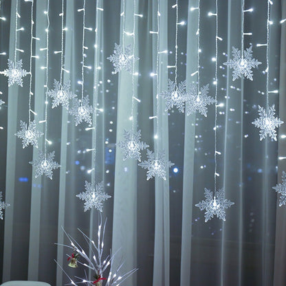 LED-Eiszapfen-Lichtervorhang für Fensterdekoration