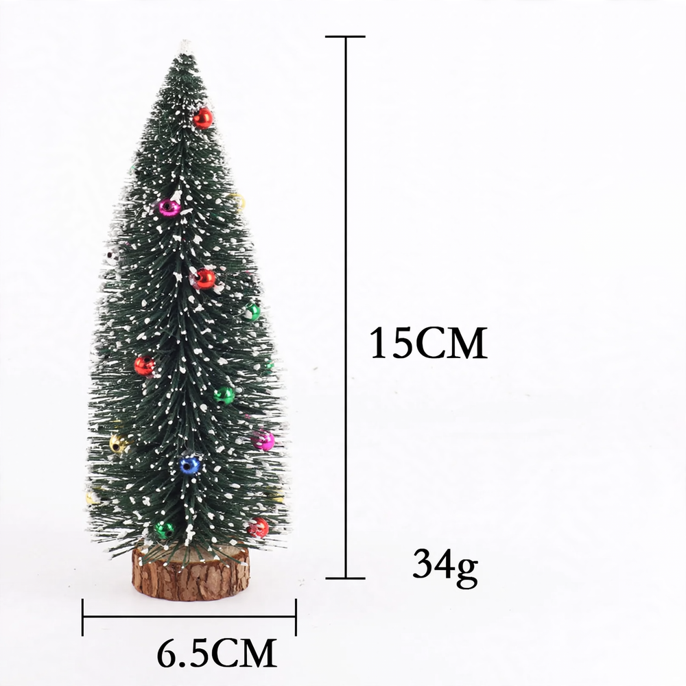 Mini-Weihnachtsbaum aus Kiefernnadeln, verschiedene Farben