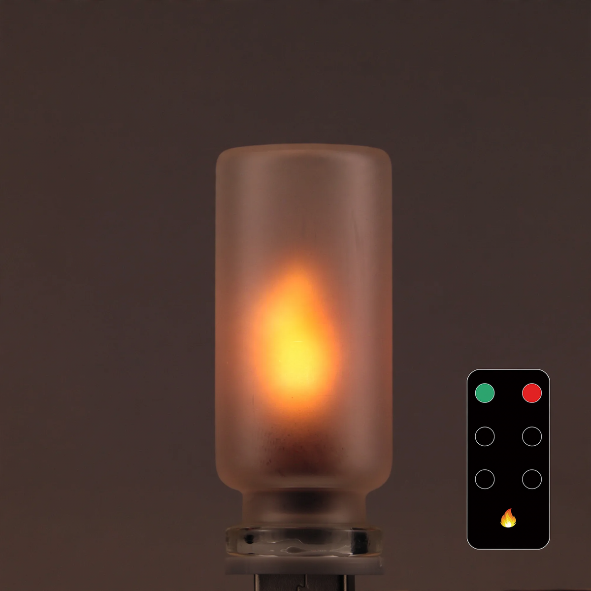 LED-Flammenlicht mit Fernbedienung, USB-betrieben