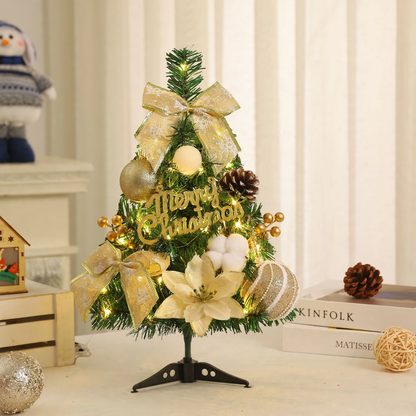 Mini-Weihnachtsbaum, PVC, 60 cm, mit Beleuchtung