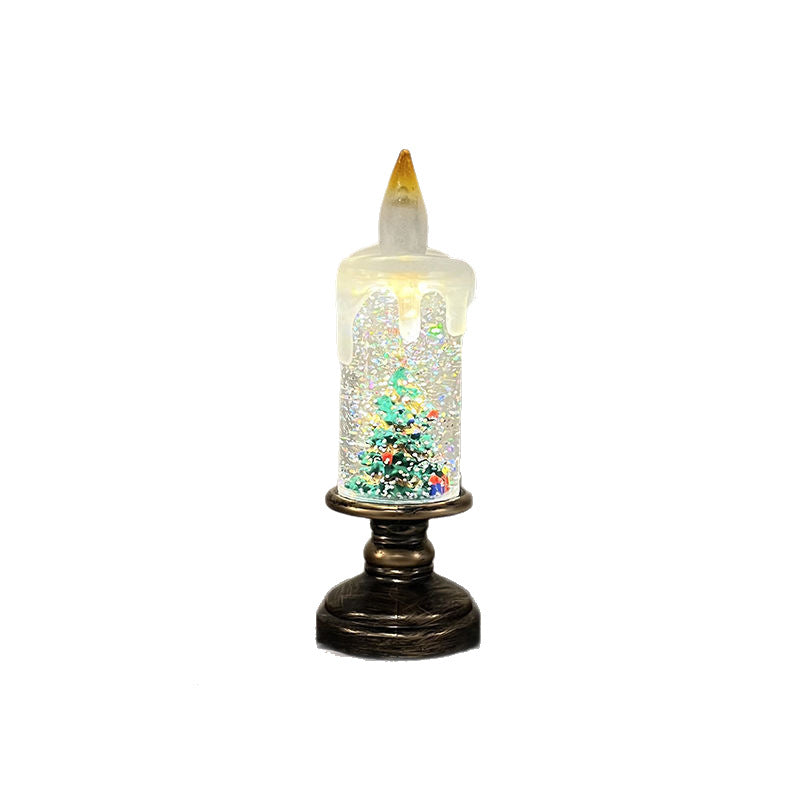 LED-Weihnachtskerze mit Lichteffekt, Tischdekoration