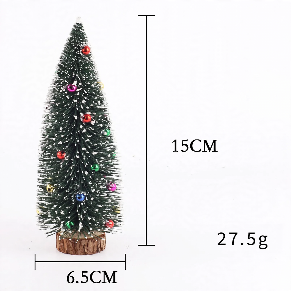 Mini-Weihnachtsbaum mit Schnee-Optik