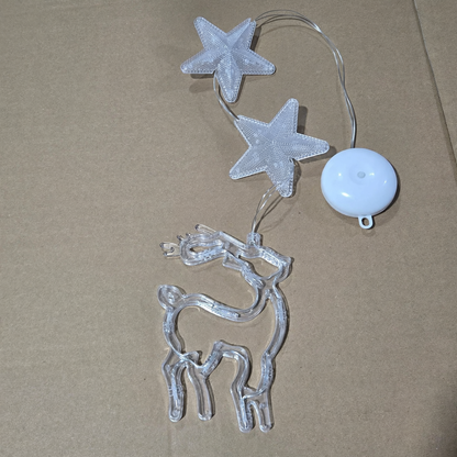 LED-Fensterdekorationsleuchte mit Saugnapf