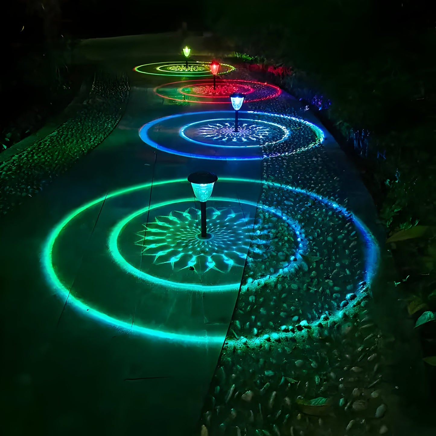 SunSphere Licht - Hochwertige 4-teilige Solar-Gartenlichter | Brehn