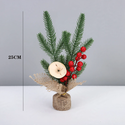 Mini-Weihnachtsbaum für die Tischdekoration, 23 cm