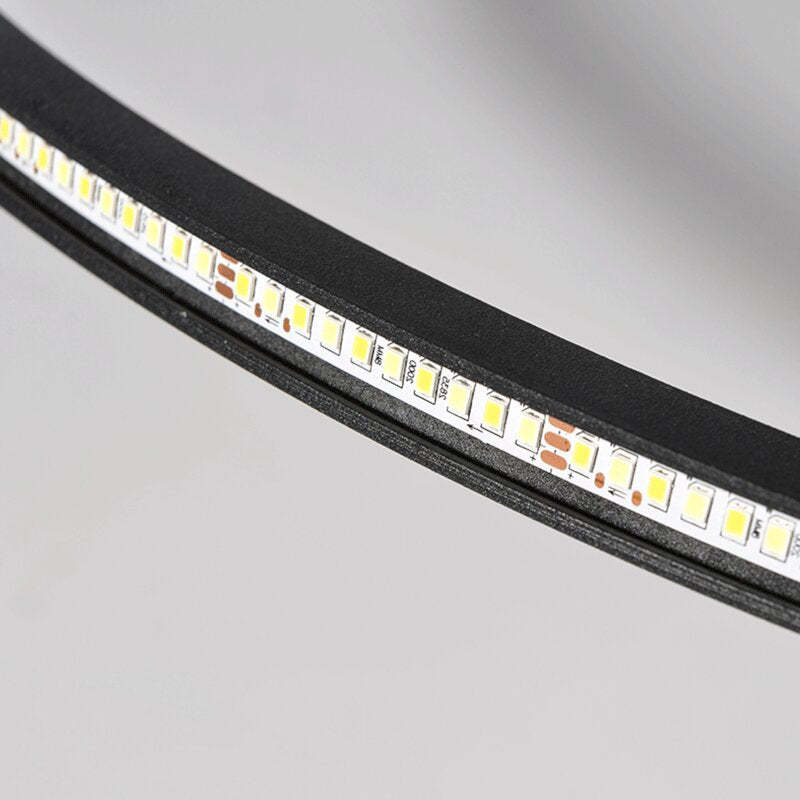 LunaNova – Moderne LED-Deckenleuchte aus Metall/Acryl für Wohn- und Schlafzimmer, ack/Weißes Design