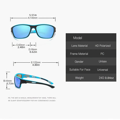 Sport-Sonnenbrillen für Herren – Polarisiert mit UV400-Schutz – VisionX Pro | Brehn