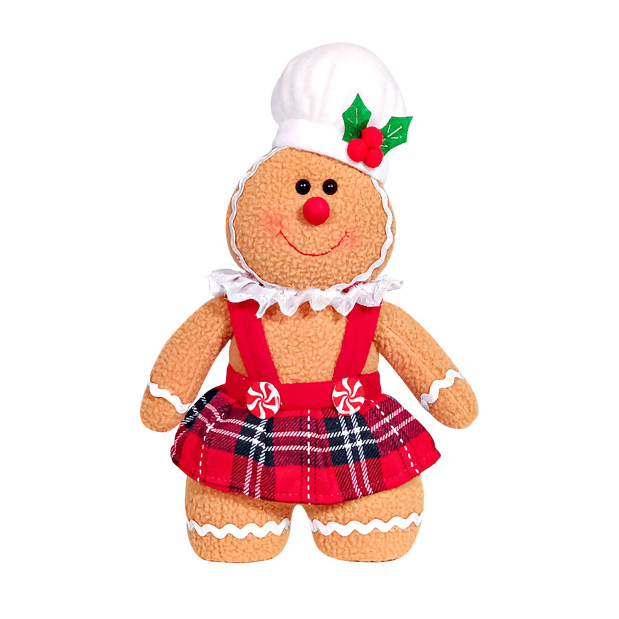 Weihnachts-Stofffigur, Lebkuchenmann oder Wichtel