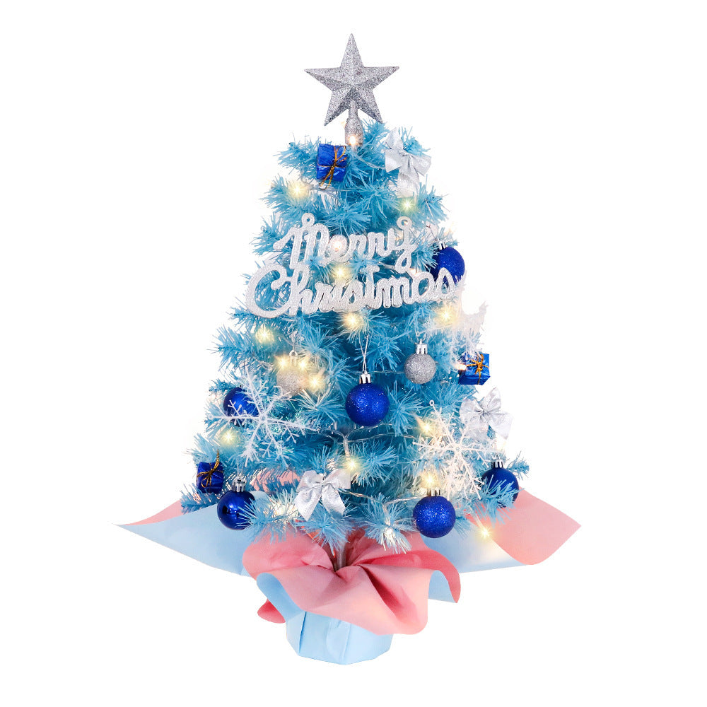 Blauer Mini-Weihnachtsbaum, 45 cm