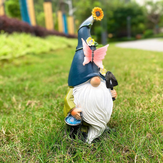Dekorative Zwergen-Figur im Landhausstil