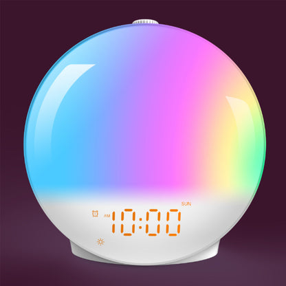Sonnenaufgangs-Wecker mit Lichttherapie und FM-Radio