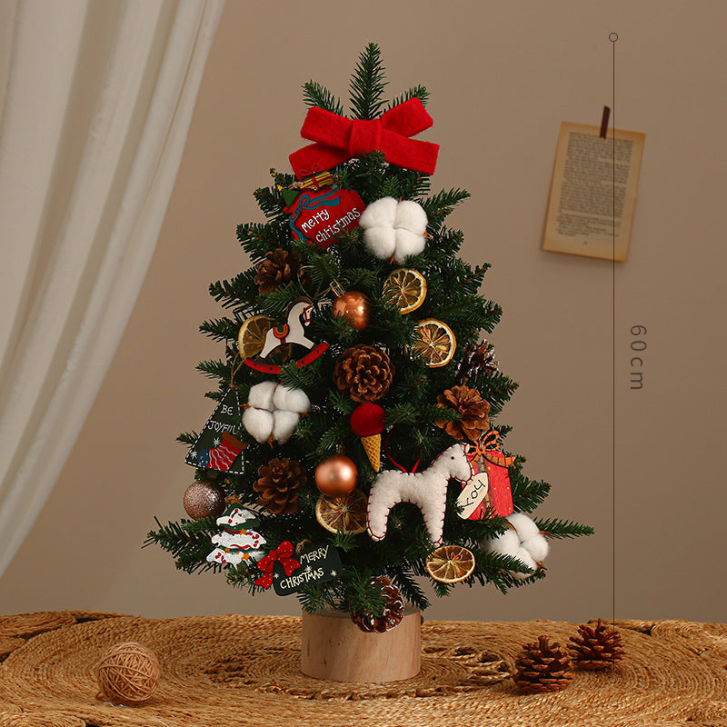 Mini-Weihnachtsbaum-Set, dekorative Tischdekoration