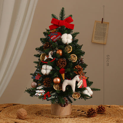 Mini-Weihnachtsbaum-Set, dekorative Tischdekoration