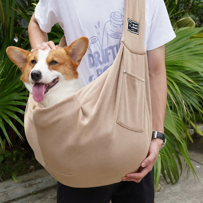 Haustier-Schultertasche aus Polyester, bis 13 Pfund