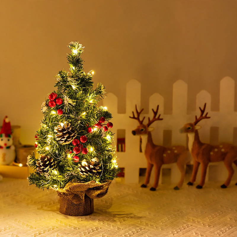 Mini-Weihnachtsbaum, PVC, Tischdekoration
